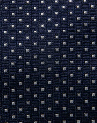 Patrick Hellmann Collection Navy Blue Tie 100% Silk thumbnail 1